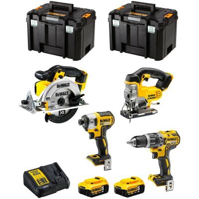 Dewalt - Kit DWK402 (DCD796 DCF887 DCS331 DCS391 2 x 5,0 Ah DCB115 2 x tstak vi)