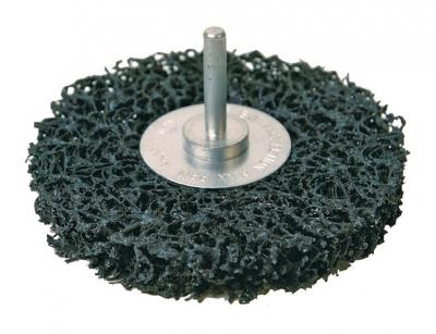 Brosse abrasive polycarbure sur tige D.100 mm - 583244 Silverline