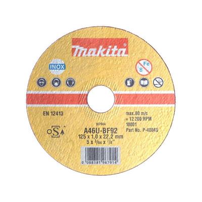 Disques &agrave; tron&ccedil;onner Makita m&eacute;tal et inox pour meuleuses - B-12273