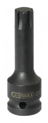 KS TOOLS 911.0938 Douille longue &agrave; chocs m&acirc;le RIBE 1/2'', M8