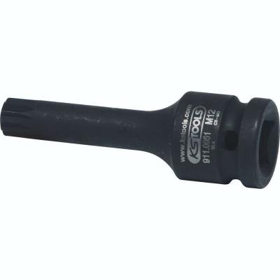 Douille longues &agrave; chocs m&acirc;le XZN&reg; 1/2", M12 KS TOOLS 911.0951