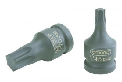 Ks tools 1/2"" douilles &agrave; chocs torx e, courtes, e10
