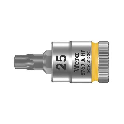 Wera 8767 A 05003365001 6 pans int&eacute;rieurs (TX) Douille-embout T 25 1/4 (6.3 mm)