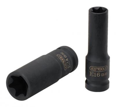 KS Tools 515.1053 Douille longue &agrave; chocs Torx femelles 1/2"" 12 mm