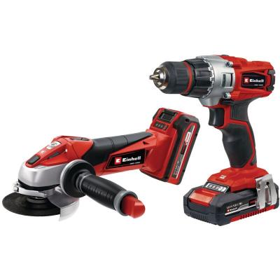 ensemble Einhell TE-TK 18 Li Kit (CD+AG)