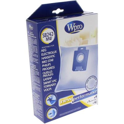 Sacs aspirateur par 4 sb242-nw pour Aspirateur Electrolux