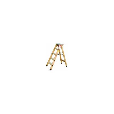 Outifrance - Escabeau bois professionnel 7 marches + tablette