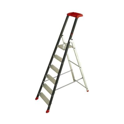 Escabeau professionnel 6 marches Prolux Plus marches serties