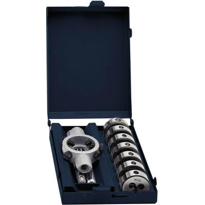 Jeu de 8 fili&egrave;res HSSG M3-M12 Exact-Outils tranchants & limes