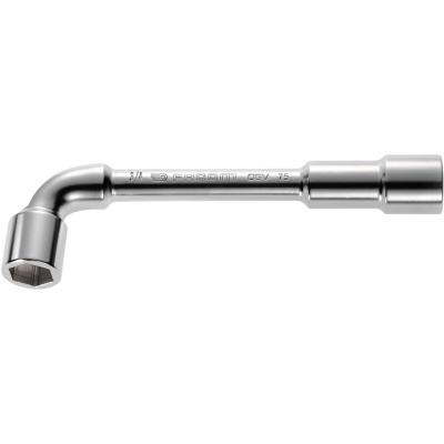 FACOM - 75 - Cl&eacute;s &agrave; pipe d&eacute;bouch&eacute;es forg&eacute;es 6 pans x 6 pans en pouces - 75.7/8