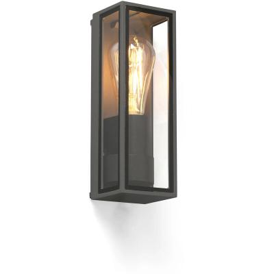 Faro tamashi - applique murale outdoor box gris fonc&eacute; 1x e27 ip65
