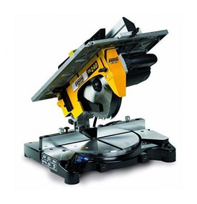 Femi - Job Line - Scie &agrave; onglet 1450W &oslash; 254 mm + d&eacute;ligneuse - tr 240
