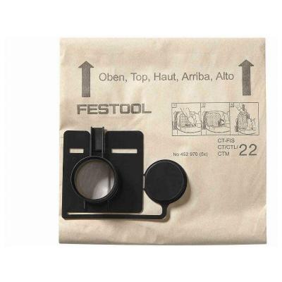 Festool - Sac papier jetable - Mod&egrave;le aspirateur.CTL/CTM 22SGE -