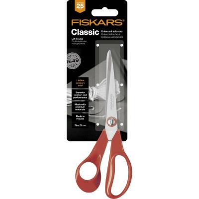 Fiskars - Ciseaux 21 cm Gauchers, Universal Premium, 1024886