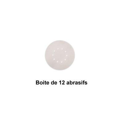 Abrasifs moussflex ronds &oslash; 225 mm grain 60 flex - Boite de 12 abrasifs