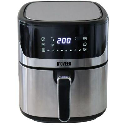 Hot Air Fryer Noveen Af550 6.5 L 1600 W Black Silver 