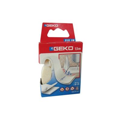 Geko 20000 - Ruban adh&eacute;sif double face (19 mm x 1.5 m)