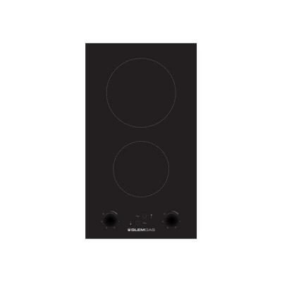Glem gas - domino vitroc&eacute;ramique 29cm 3000w noir gth32k01 - GTH32K01