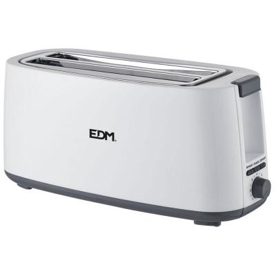 Grille-Pain Edm &Agrave; Double Longue Fente Blanche - EDM