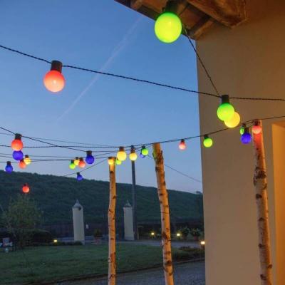Guirlande lumineuse d'&eacute;t&eacute; led - 10 m - &Oslash;50 x H60 mm - Multicolore - Lotti