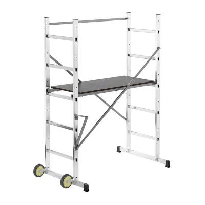 Echafaudage roulant pour escalier 3m en aluminium Hailo HobbyStep H3