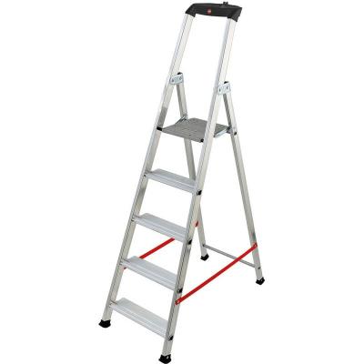 D&eacute;stockage - Hailo - Escabeau XXL Pro en Aluminium 5 marches 2,91m