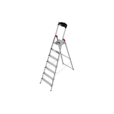 Escabeau s&eacute;curis&eacute; pliable en aluminium 7 marches ultra l&eacute;ger Hailo L60