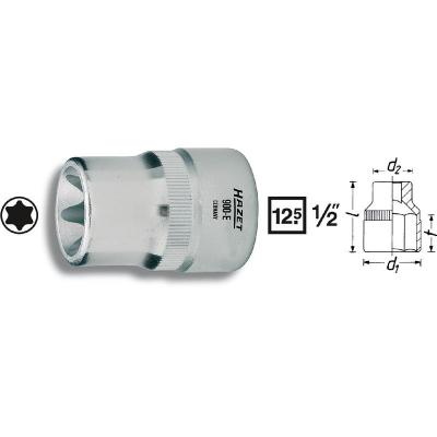 Douille TORX&reg; ext&eacute;rieur T 20 Longueur: 38 mm Hazet 900-E20 Propulseur: 1/2 (12.5 mm) 1 pc(s)