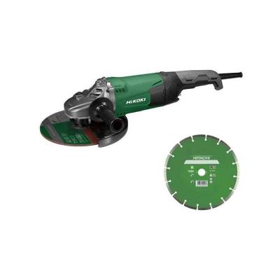 Meuleuse &Oslash; 230mm 2200W 6600 t/min + Disque diamant HIKOKI - G23SW2W7Z