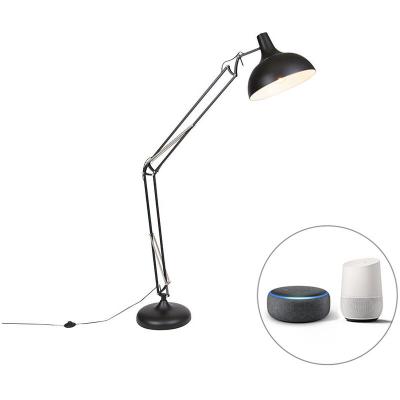 Lampadaire intelligent noir r&eacute;glable avec Wifi A60 - Hobby