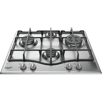 Hotpoint Ariston PCN 641 T/IX/HAR Table de cuisson au gaz Inox - 4 foyers