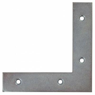 Equerre fen&ecirc;tre t&ecirc;tes carr&eacute;es 20x2 l.190 zingu&eacute; blanc