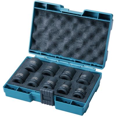Makita D-41517 Coffret de 9 douilles pour boulonneuse&agrave; chocs - 1/2