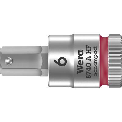 Wera 8740 A 05003337001 6 pans int&eacute;rieurs Douille-embout 6 mm 1/4 (6.3 mm)