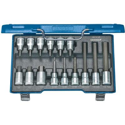 Juego de vasos destornilladores 1/2"" 15 pzas 5-17 mm