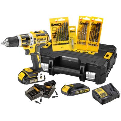 Dewalt DCK795S2T-QW Visseuse/perceuse &agrave; percussion, 18 V, Jaune/noir