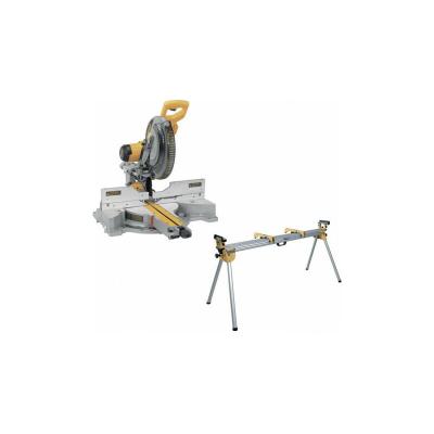 DeWALT Scie circulaire &agrave; onglets incl. pi&egrave;tement DE7023 - DWS780KIT