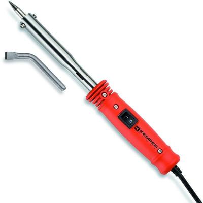 Fer &agrave; souder professionnel Kemper 100W - 230V avec 2 pannes cuivre diam&egrave;tre 7.8mm coud&eacute;e et droite