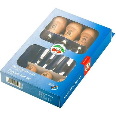 Kirschen Jeu de 6 outils de sculpteur, en carton