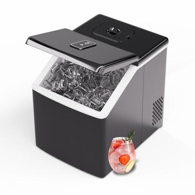 Clearcube Machine &agrave; gla&ccedil;ons glace transparente facile &agrave; utiliser 13 kg/24 h Noir 
