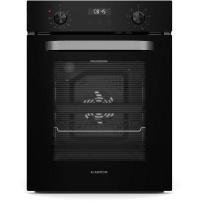 Klarstein smartslim four multifonction design slim 9 fonctions 49 l nettoyage facile cee a noir 