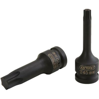 Ks Tools - Douilles tournevis &agrave; chocs torx&reg; 1/2, longues T70