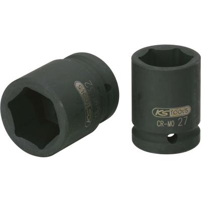 Ks tools 3/4"" douilles &agrave; chocs 6 pans, courtes, 70mm