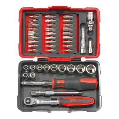 Coffret de douilles et accessoires ULTIMATE&reg; en pouces 1/4", 47 pi&egrave;ces KS TOOLS 922.0647