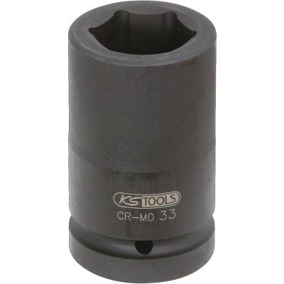 KS TOOLS 515.1846 Douille Longue &agrave; Chocs 6 Pans 1'', 46 Mm