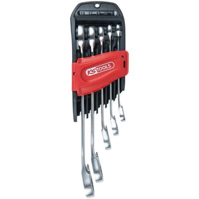 Jeu cl&eacute;s mixtes cliquet r&eacute;versible KS Tools GEARplus 5 pcs