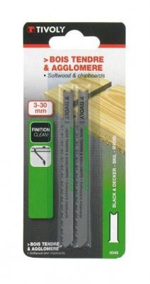 Lame scie sauteuse bois - Black&Decker - Tivoly