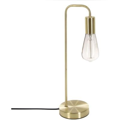 Atmosphera - Lampe &agrave; poser en m&eacute;tal Keli - H. 45,5 cm - Dor&eacute; - Keli