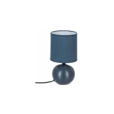 Lampe de chevet boule - bleu orage mat - atmosphera