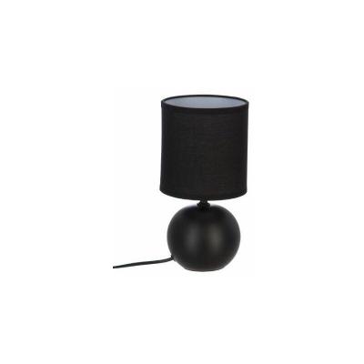 Cr&eacute;ateur d'int&eacute;rieur - Lampe &agrave; Poser C&eacute;ramique Boule 25cm Noir